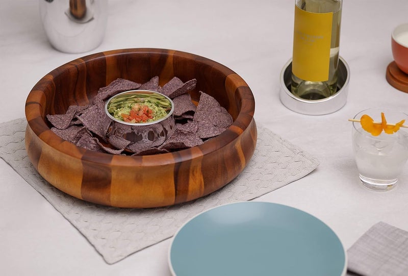 Nambe NambÃ© Tilt Wine Coaster - Angled Rim Alloy Drip Catcher & Bottle Holder - Sculptural Metal Table Accent for Barware, Entertaining & Home Bar, Chilled Bottle Rest & Counter DÃ©cor & Wine Accessories - Image 4
